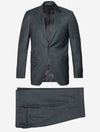 Subtle Check Suit Grey