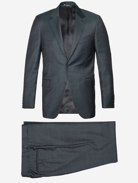 CANALI Subtle Check Suit Grey