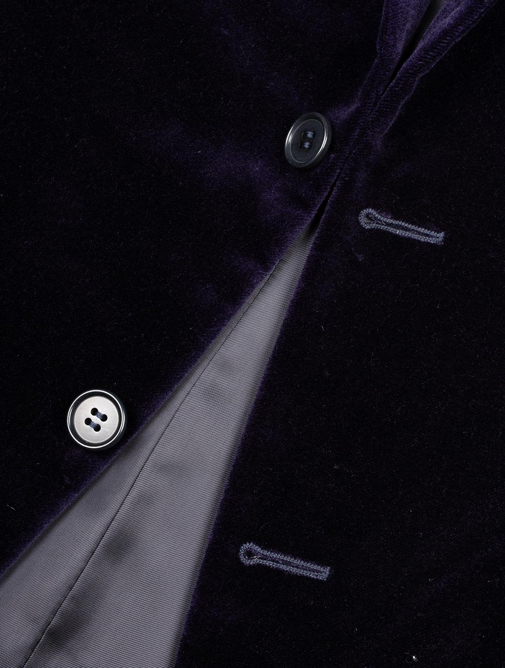 Canali Velvet Jacket Navy AI2
