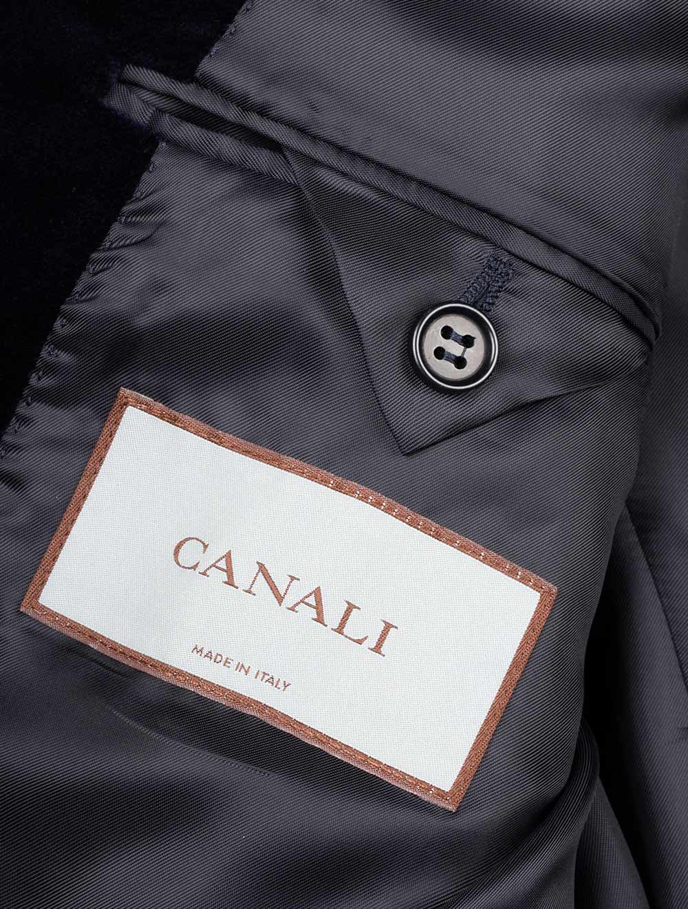 Canali Velvet Jacket Navy AI4