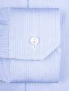 Contemporary Fine Striped Shirt Blue