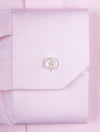 Contemporary Plain With Inlay Shirt Pink