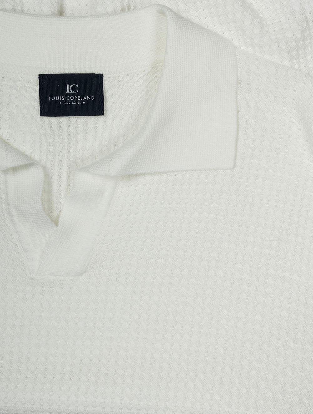 Revere Short Sleeve Polo White
