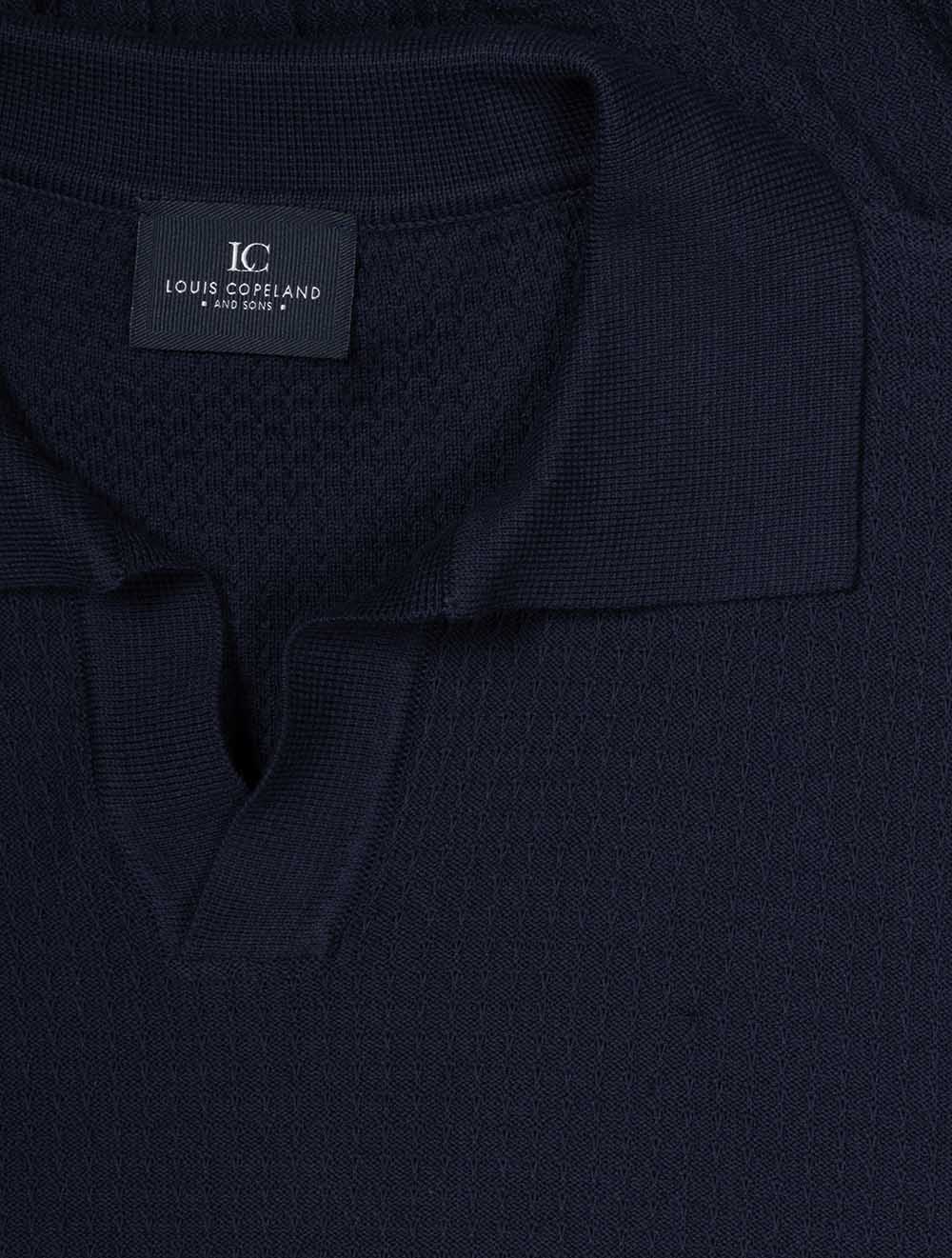 Revere Short Sleeve Polo Navy