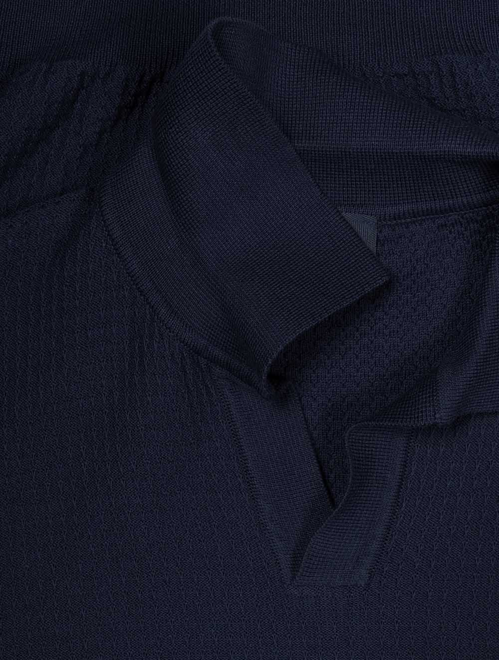 Revere Short Sleeve Polo Navy