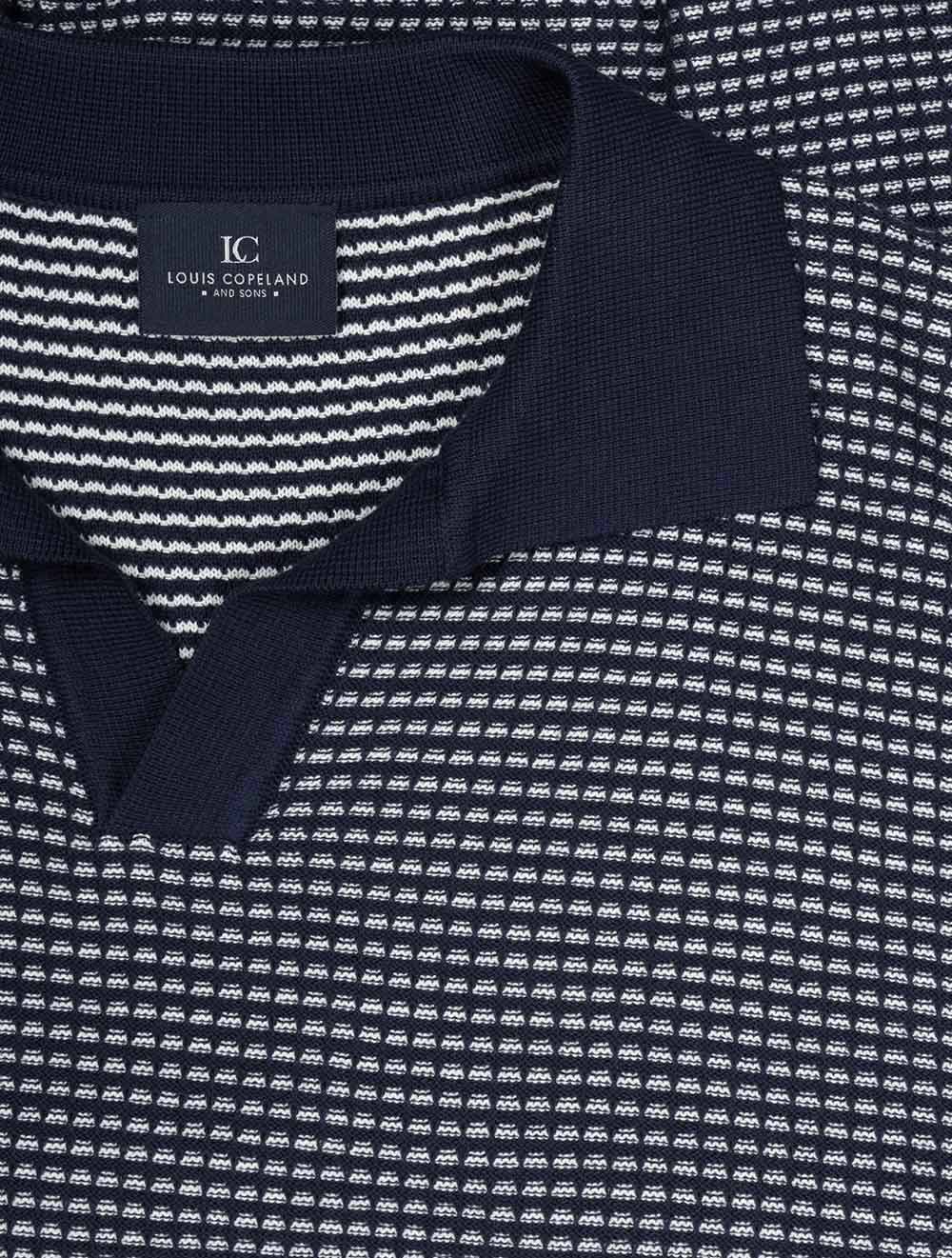 Revere Short Sleeve Polo Navy
