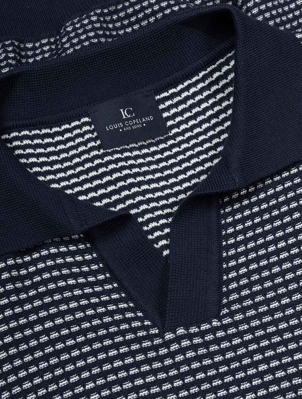 Revere Short Sleeve Polo Navy
