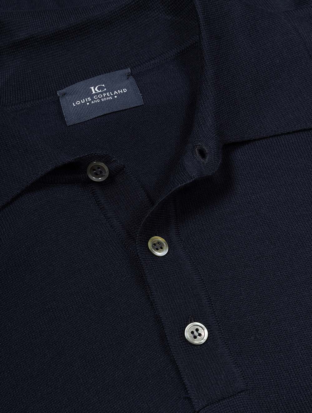 Short Sleeve Tennis Polo Navy