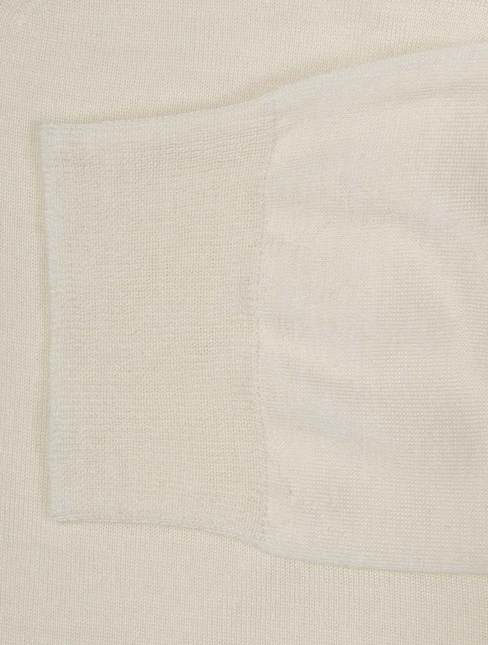 Long Sleeve Tennis Polo Cream