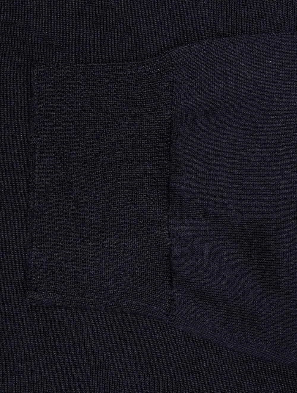 Long Sleeve Tennis Polo Navy