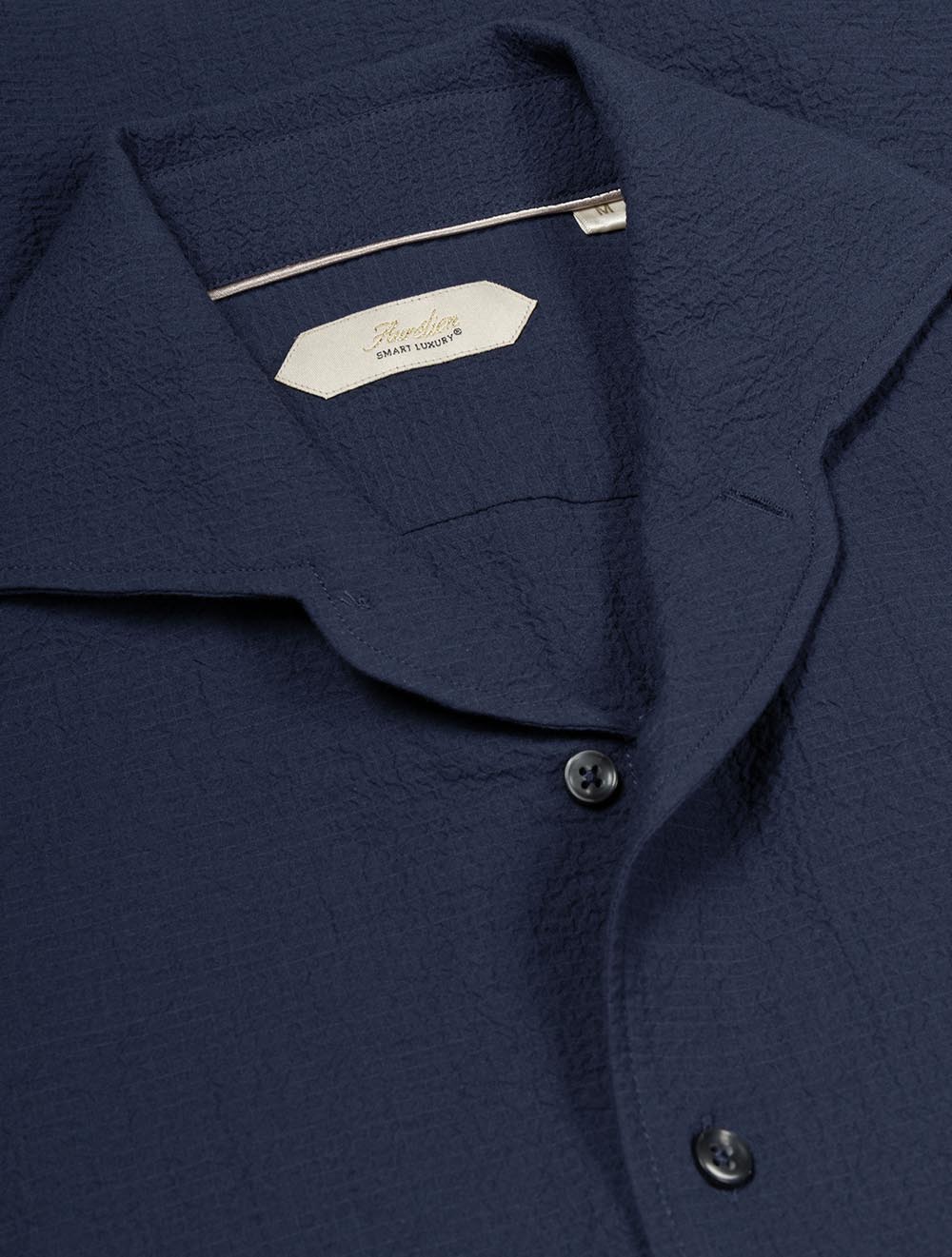 Seersucker Shirt Navy