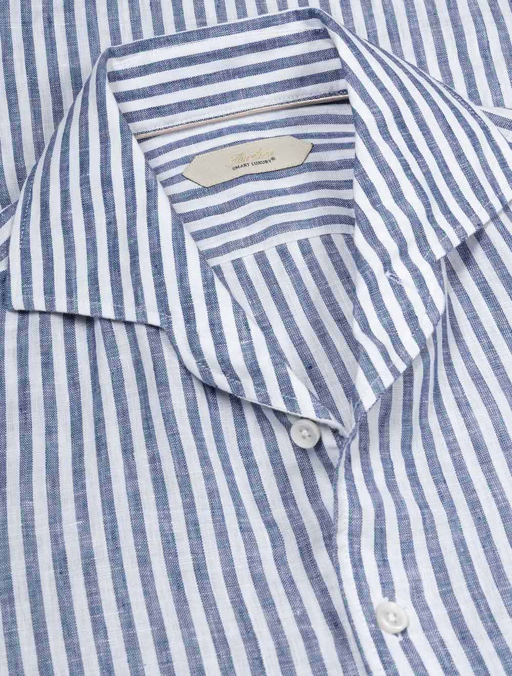 Seaside Linen Shirt Stripe