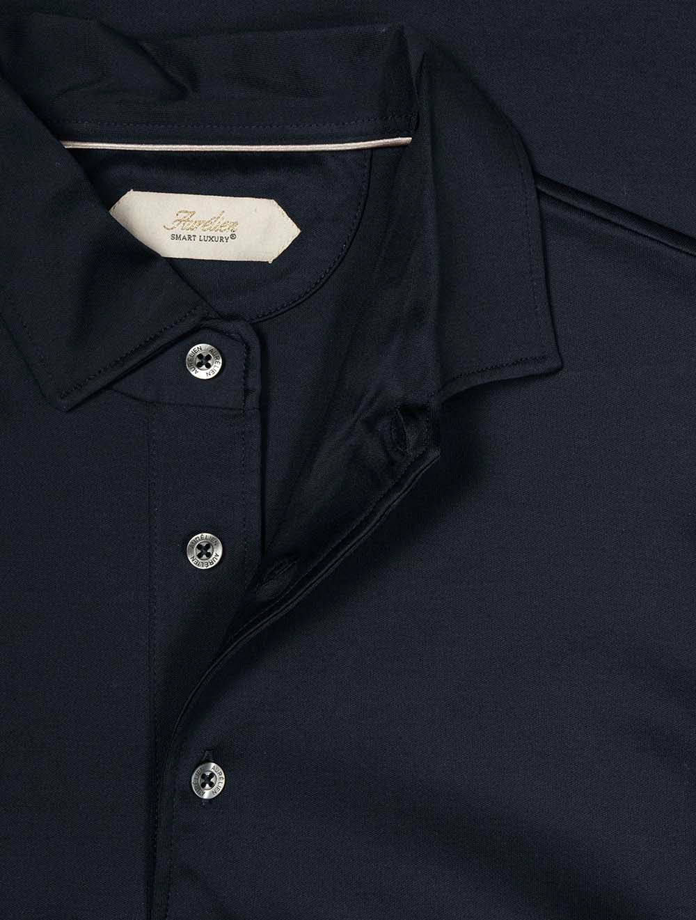 Long Sleeve Polo Navy