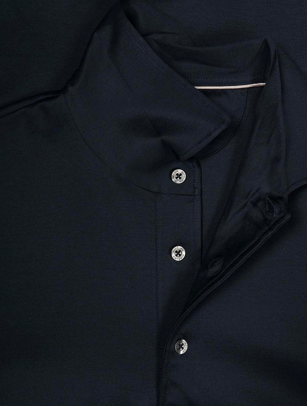 Long Sleeve Polo Navy