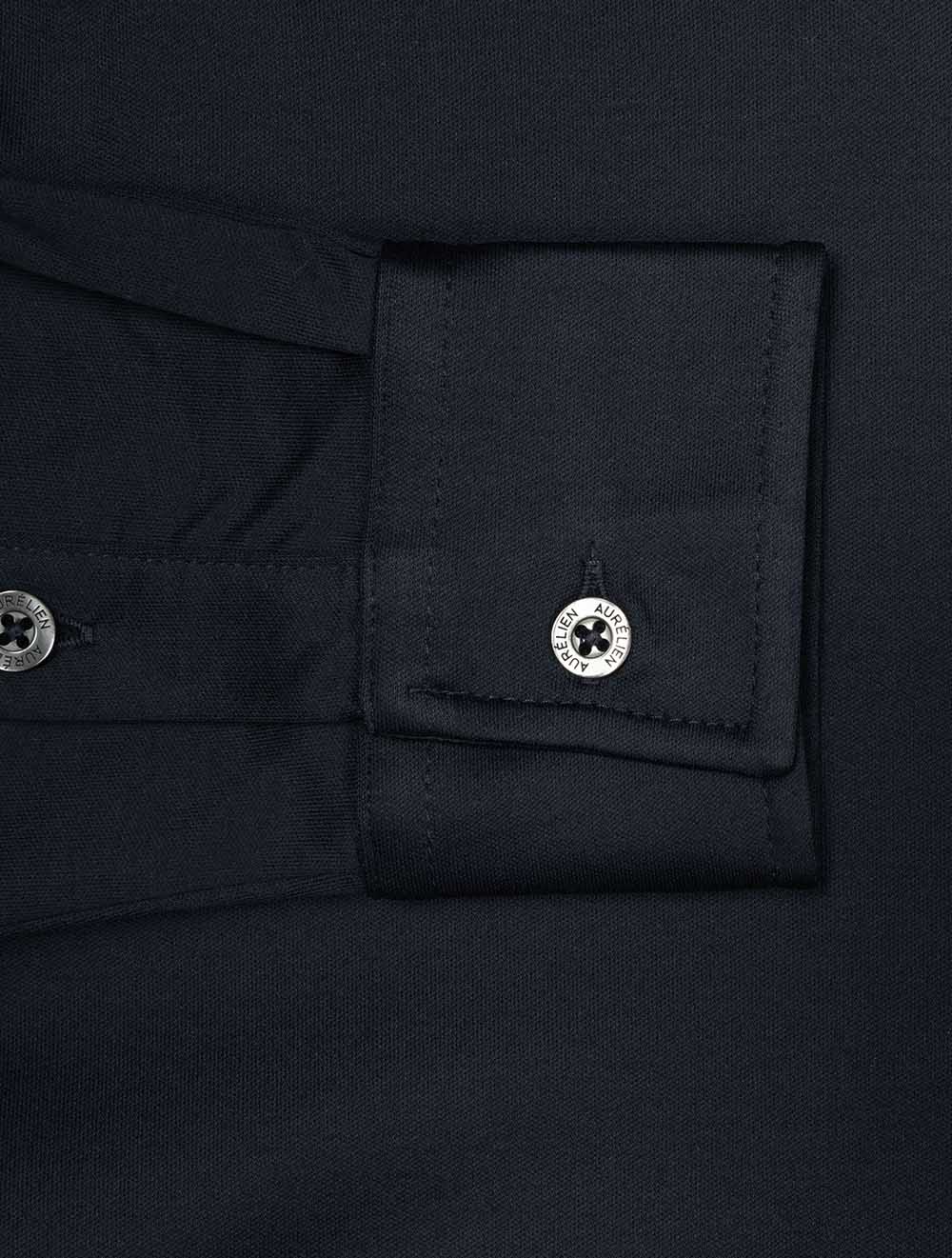 Long Sleeve Polo Navy
