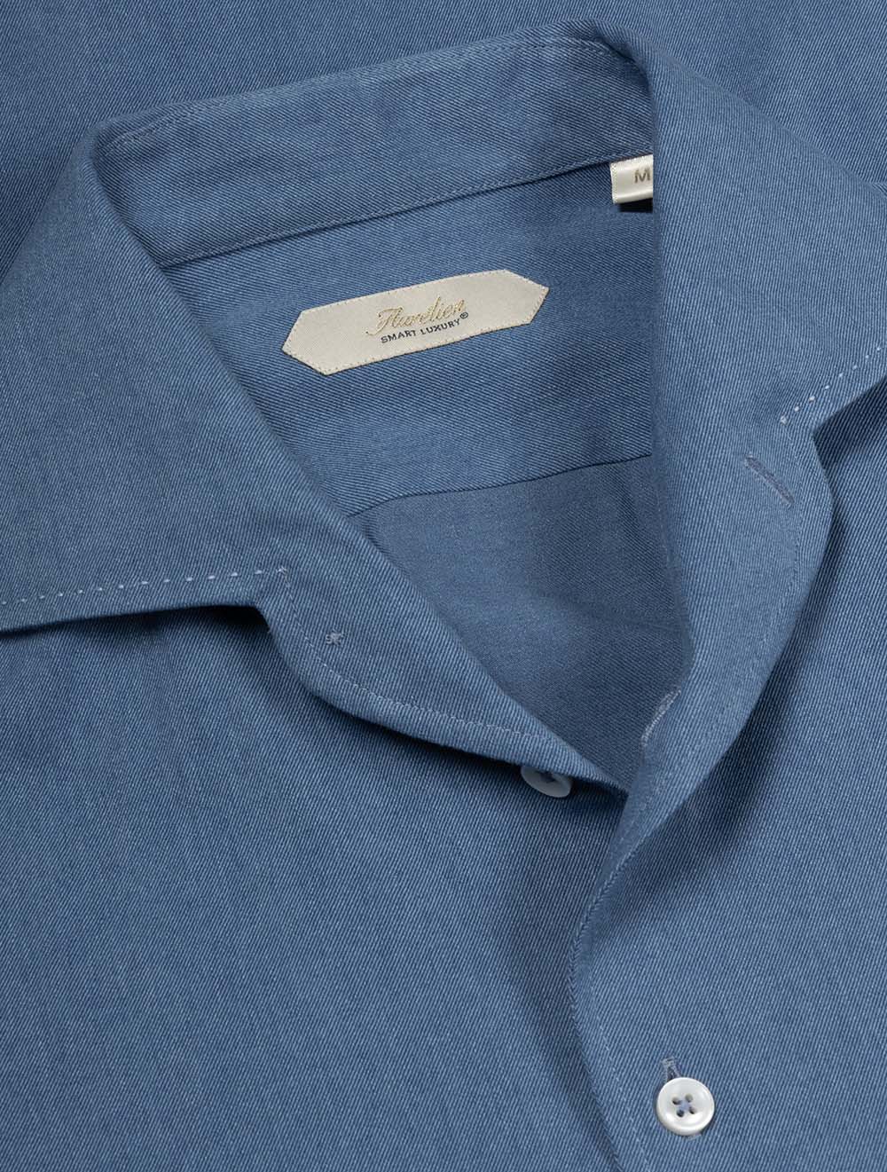 Casual Denim Shirt Muted Blue