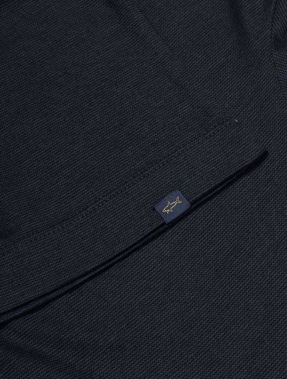 X-Soft Interlock Open Collar Polo Navy