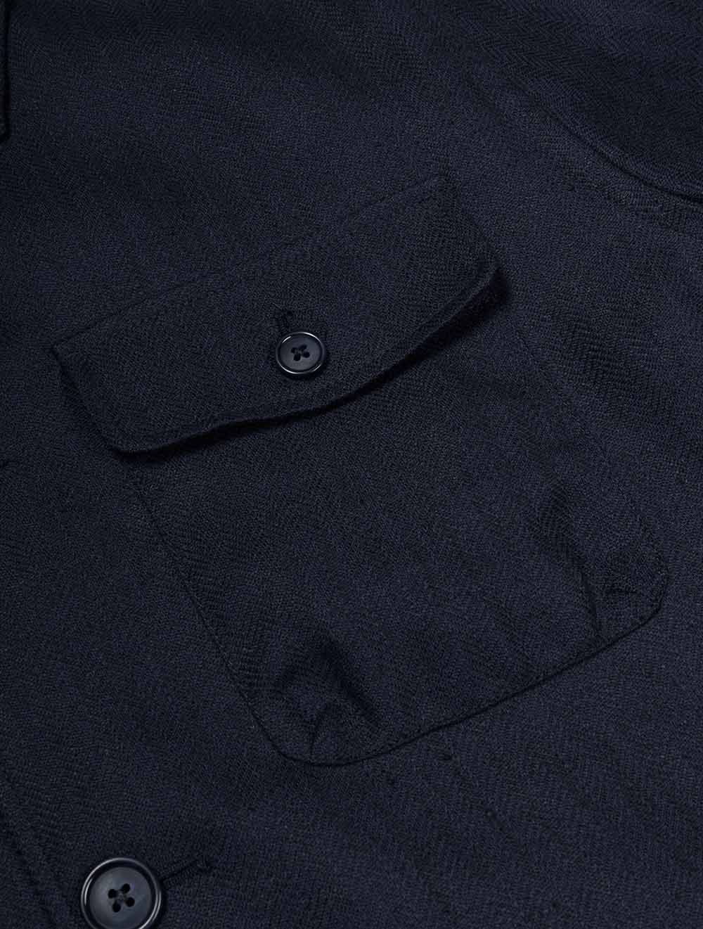 Four Pocket Shirt Jacket Navy