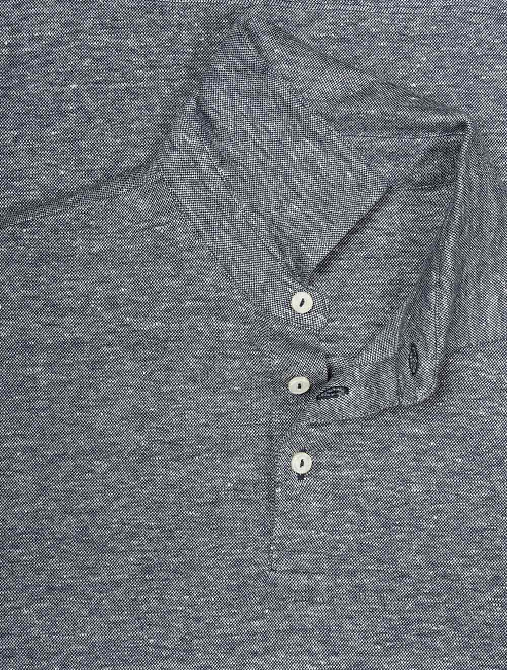 Short Sleeve Polo Shirt Grey