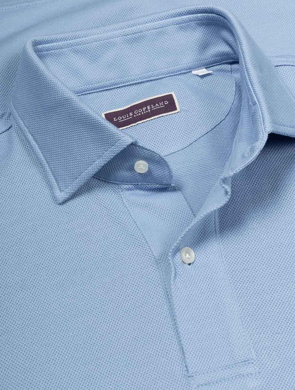 Short Sleeve Polo Shirt Blue