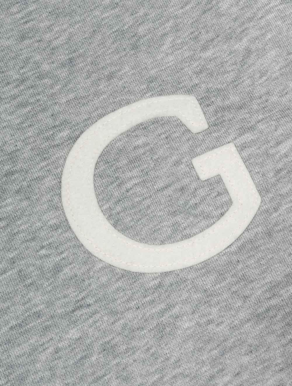 G Badge Hoodie Grey Melange