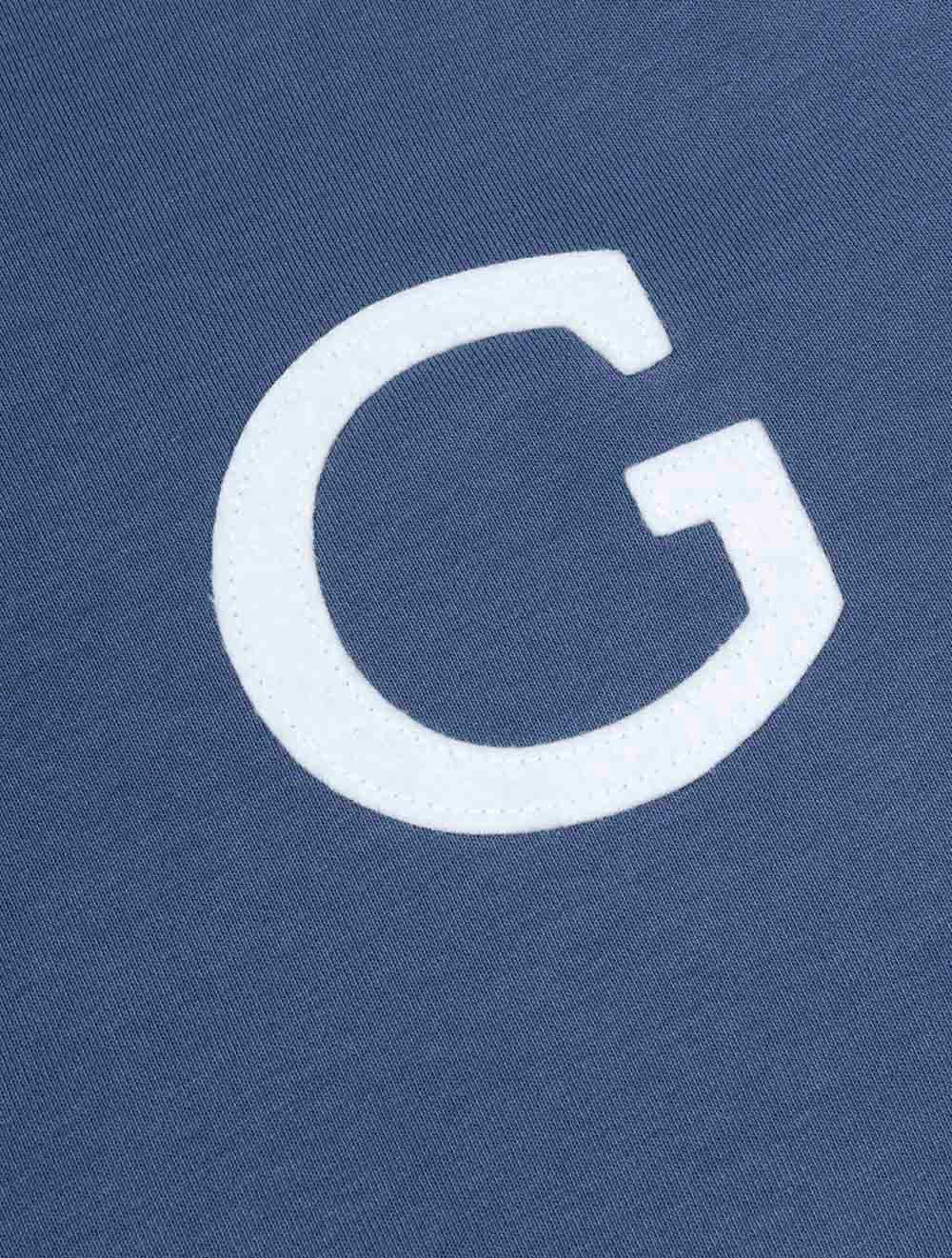 G Badge Hoodie Vintage Blue