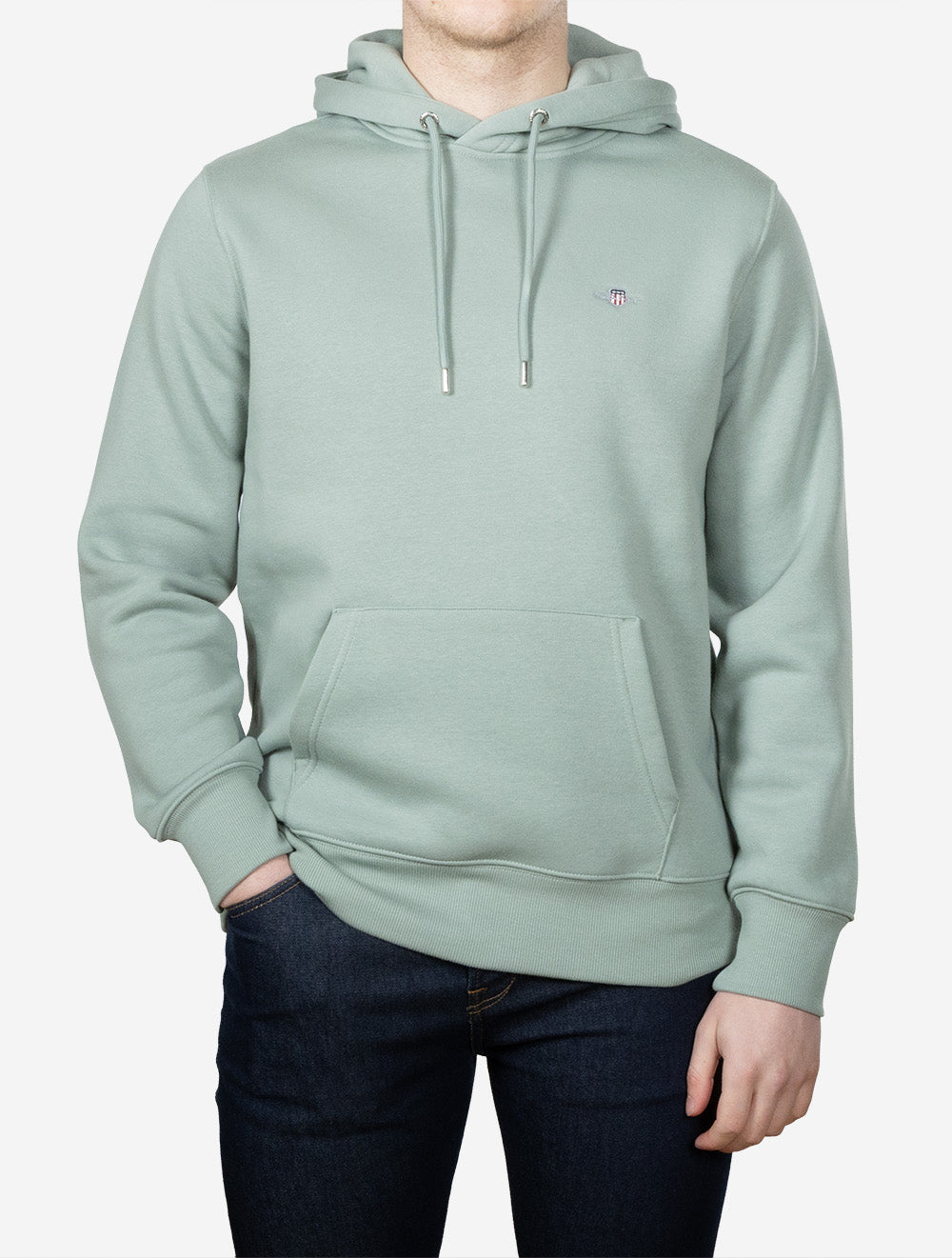 Regular Shield Hoodie Ceramic Grey