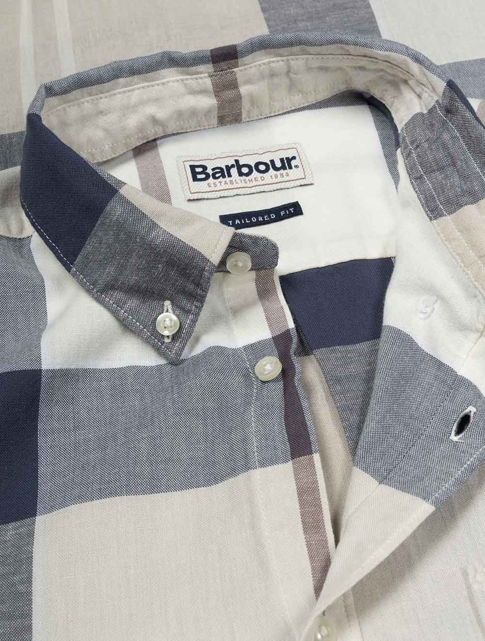 Barbour Douglas S/S Tailored Shirt-Oban Mist Tartan