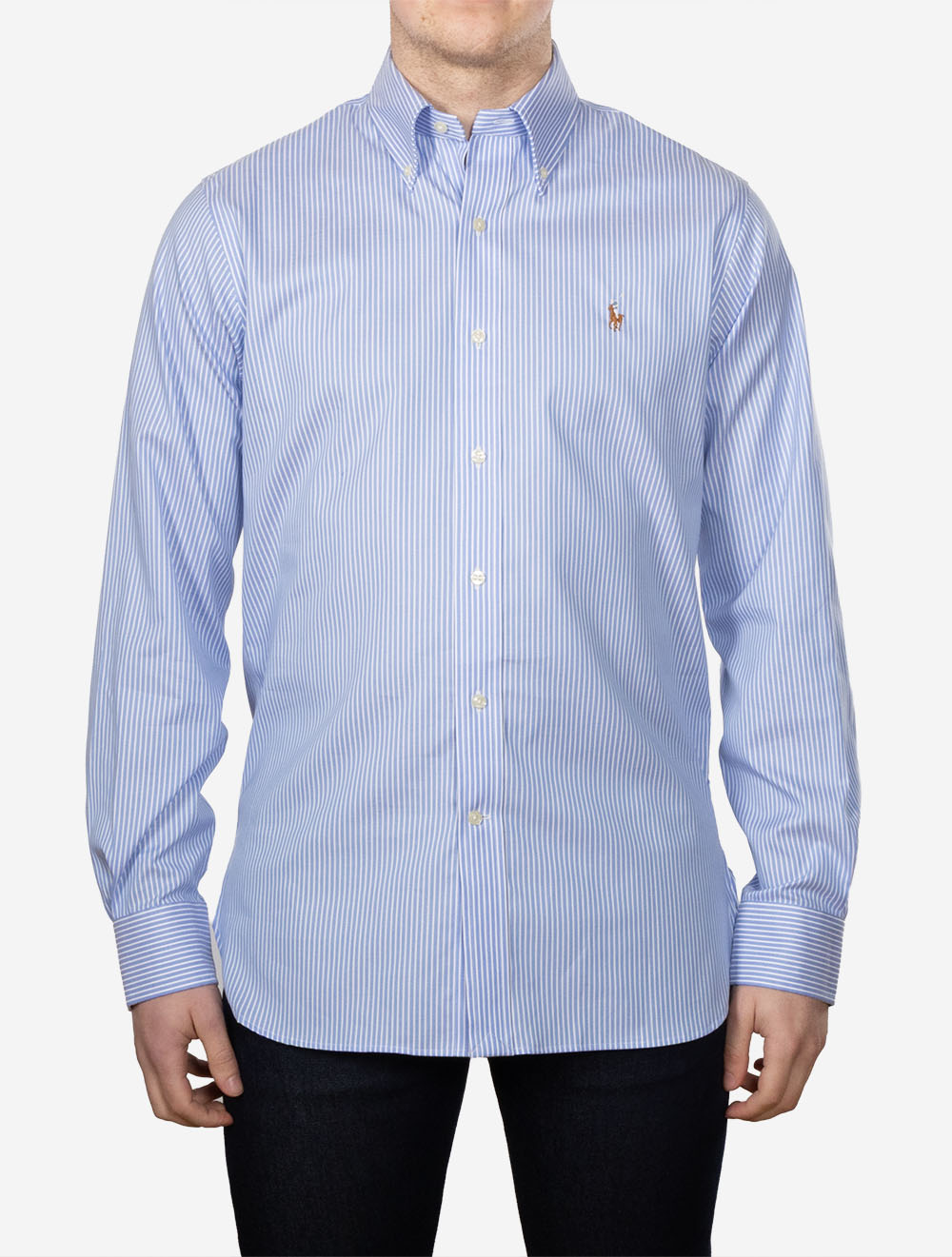 Striped Oxford Shirt Blue