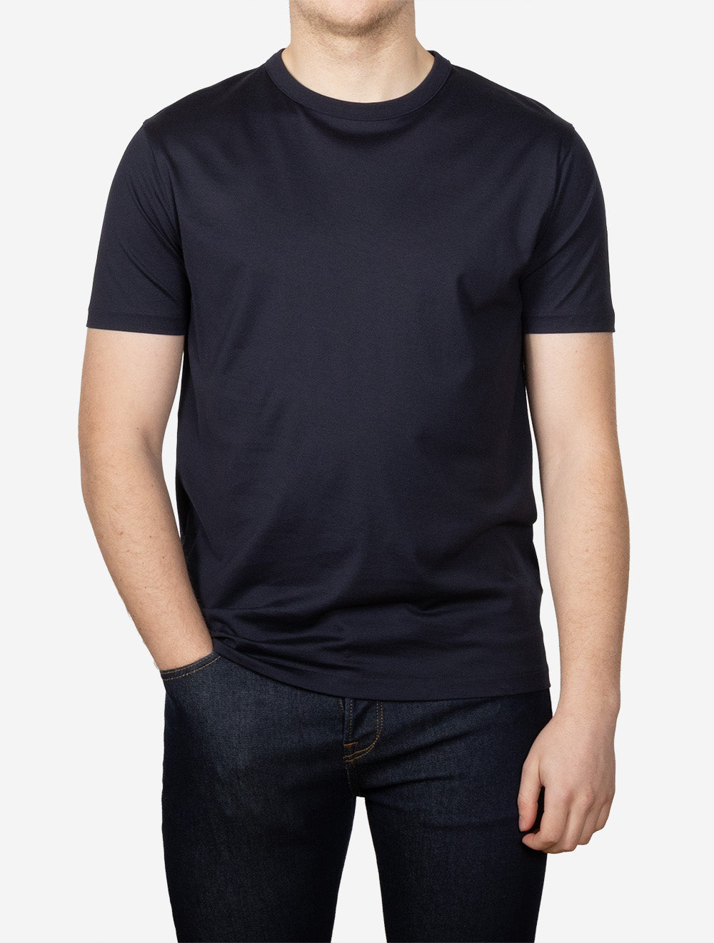 Pima Short Sleeve T-Shirt Evening Blue