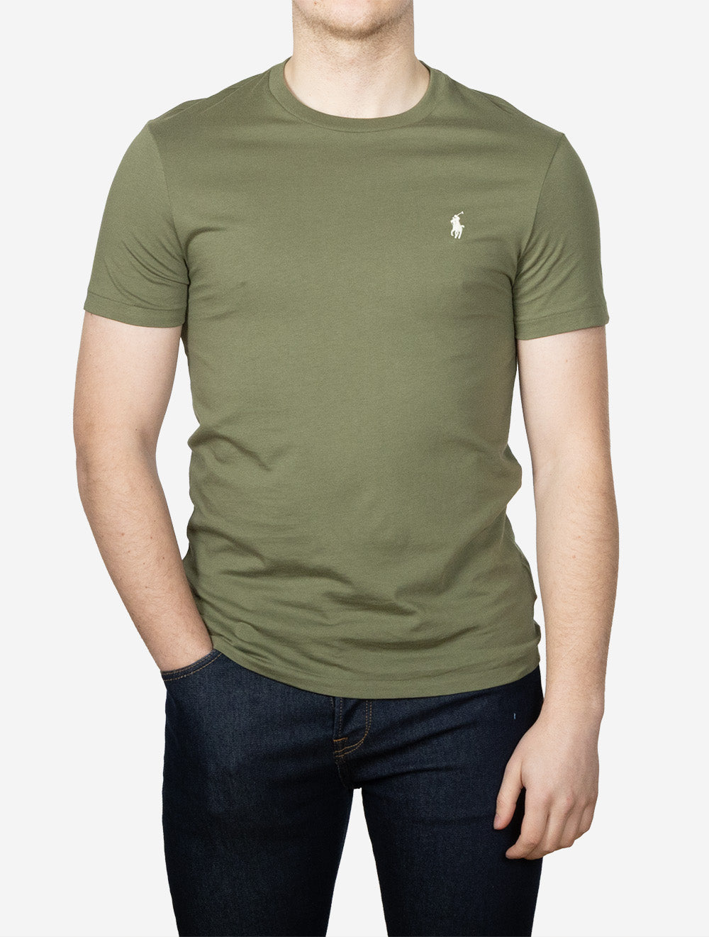 Slim Fit Crewneck T-Shirt Green