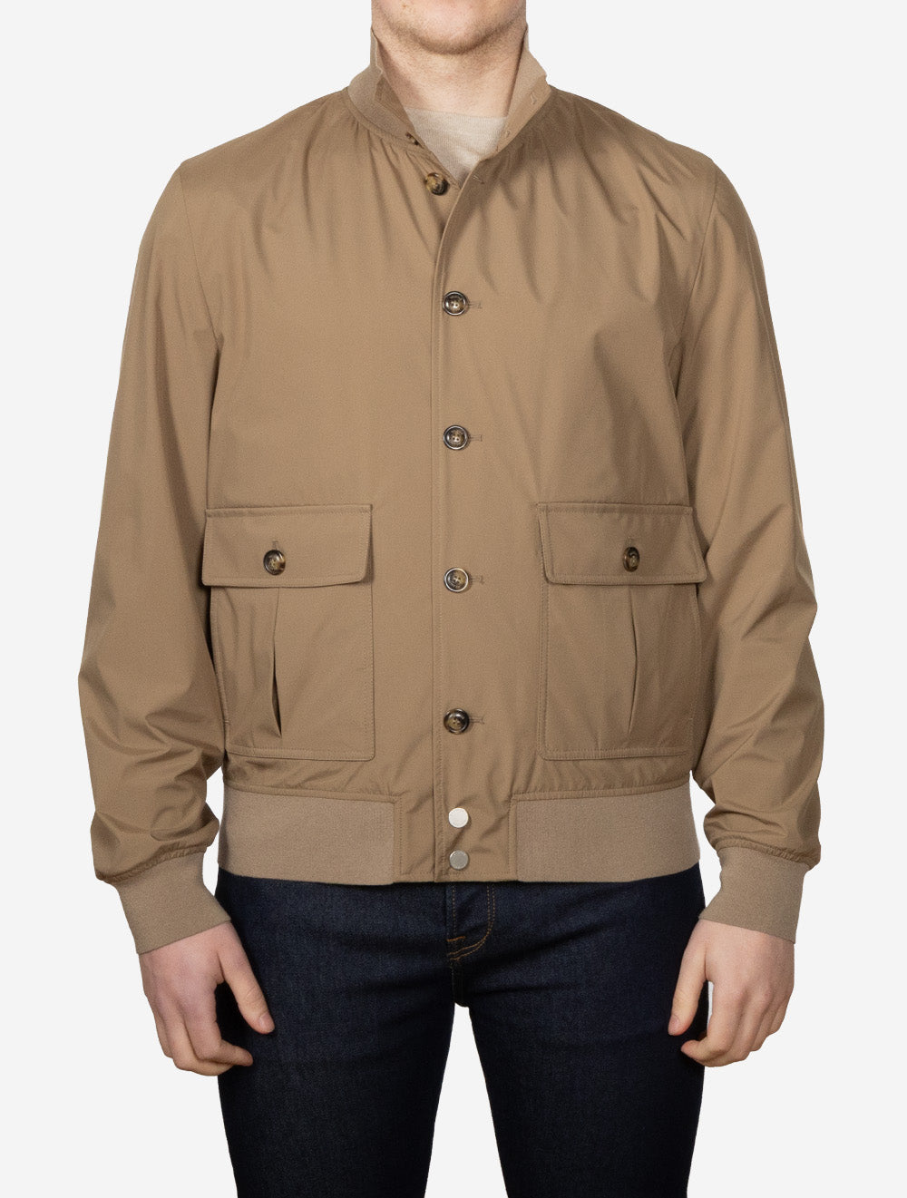 Bomber with Safari Pockets Beige
