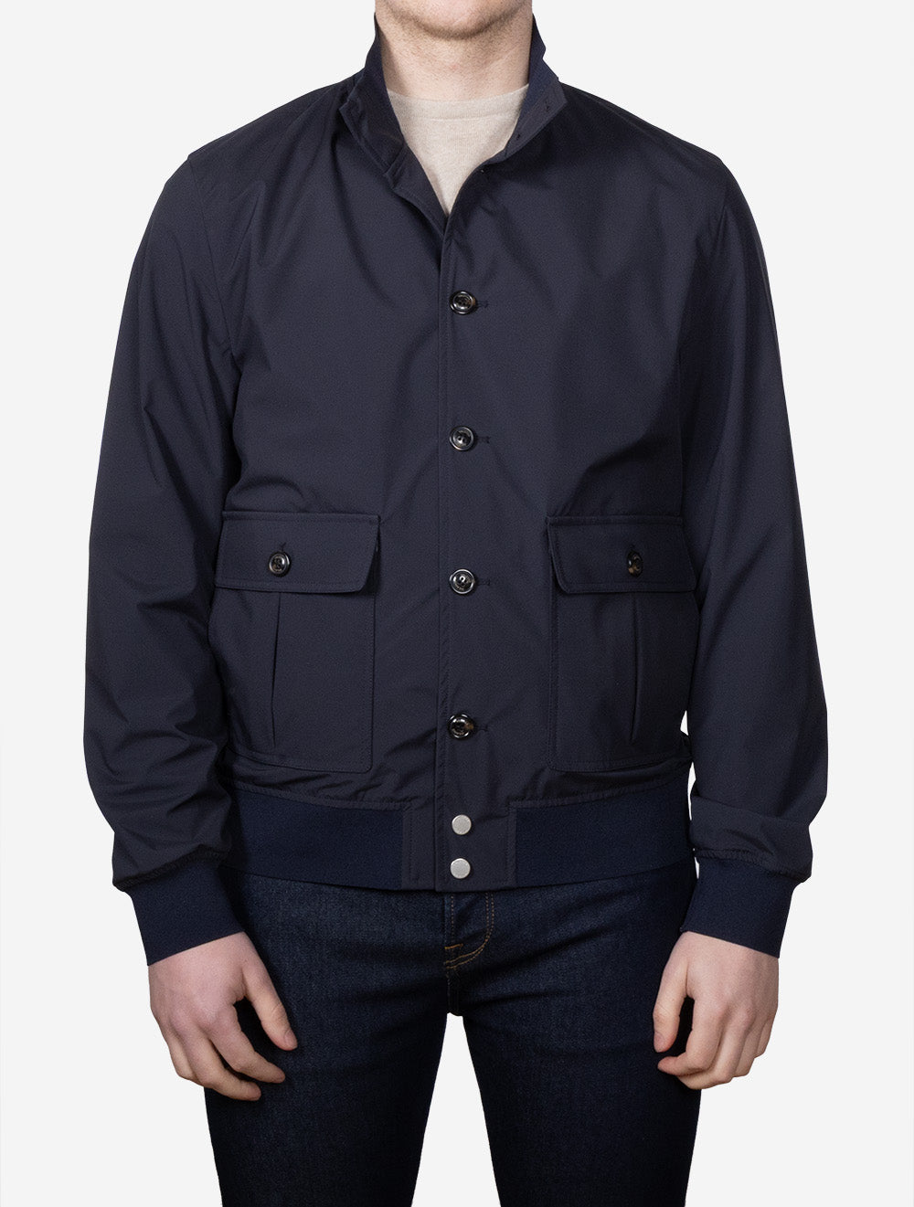 Bomber With Safari Pockets Navy