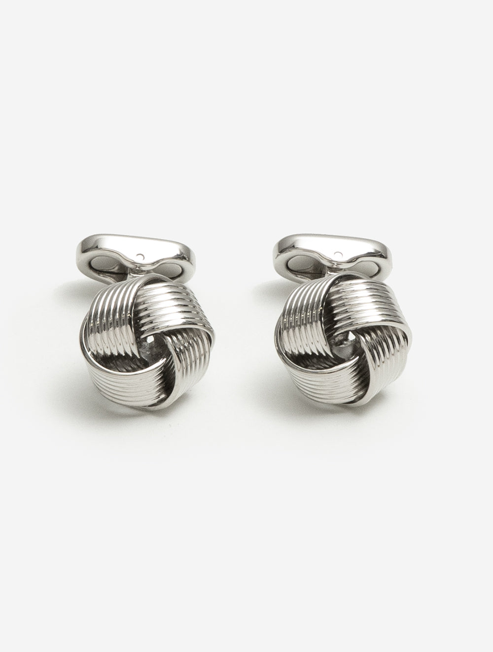 Cufflink Silver Knot