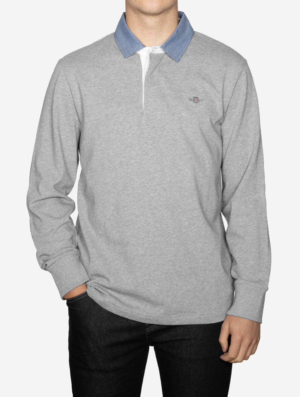 Regular Chambray Heavy Rugger Grey Melange