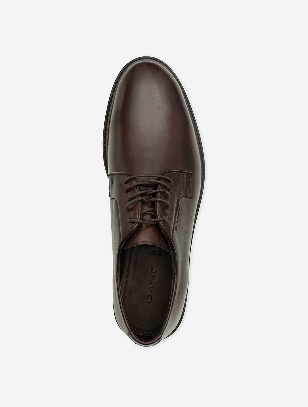 Bidford Leather Low Lace Shoe Brown