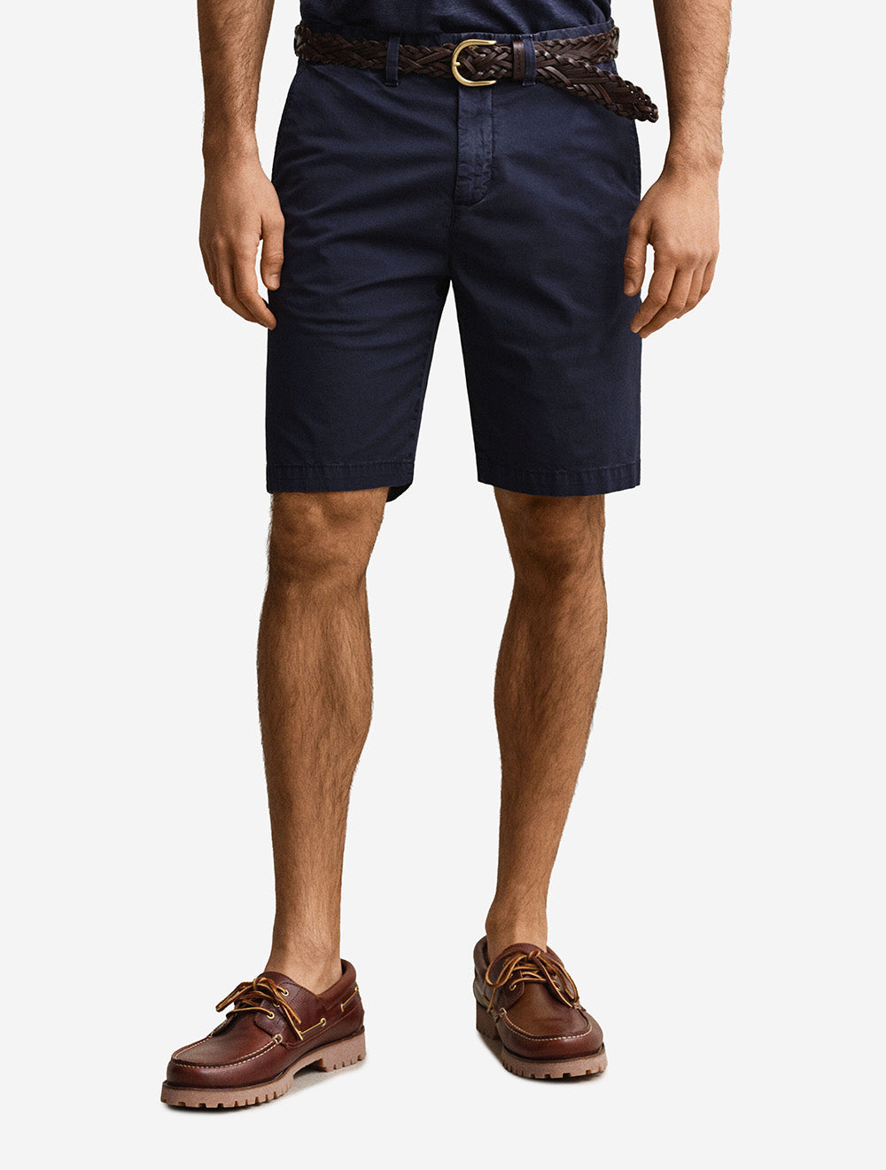 Slim Sports Chino Shorts Evening Blue