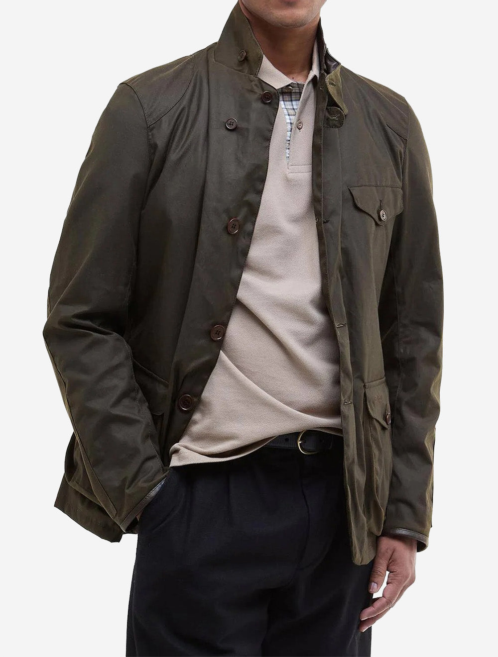 Beacon Sports Wax Jacket Olive Twist