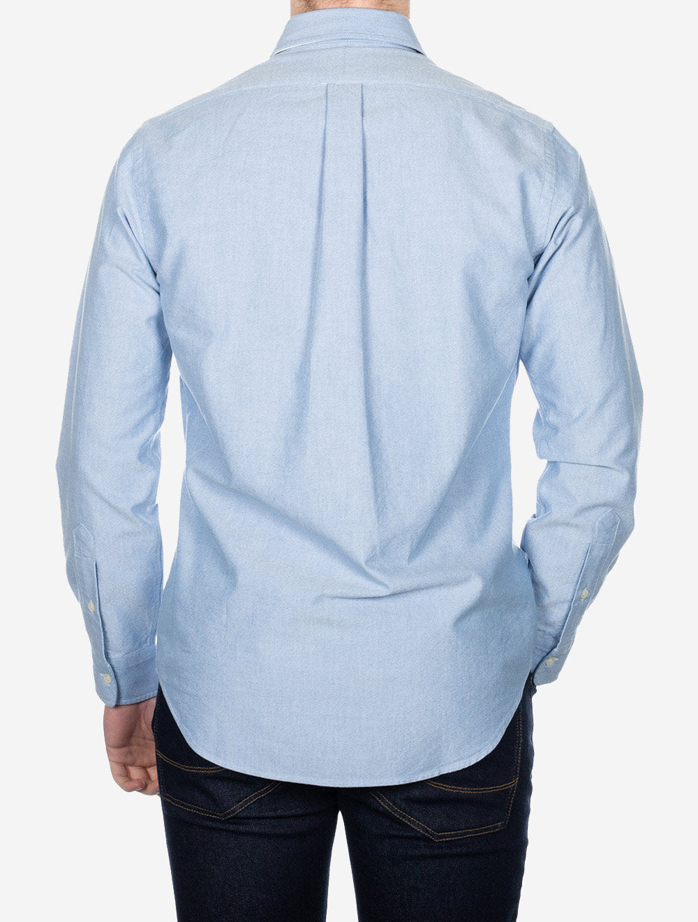 Custom Fit Oxford Shirt Blue