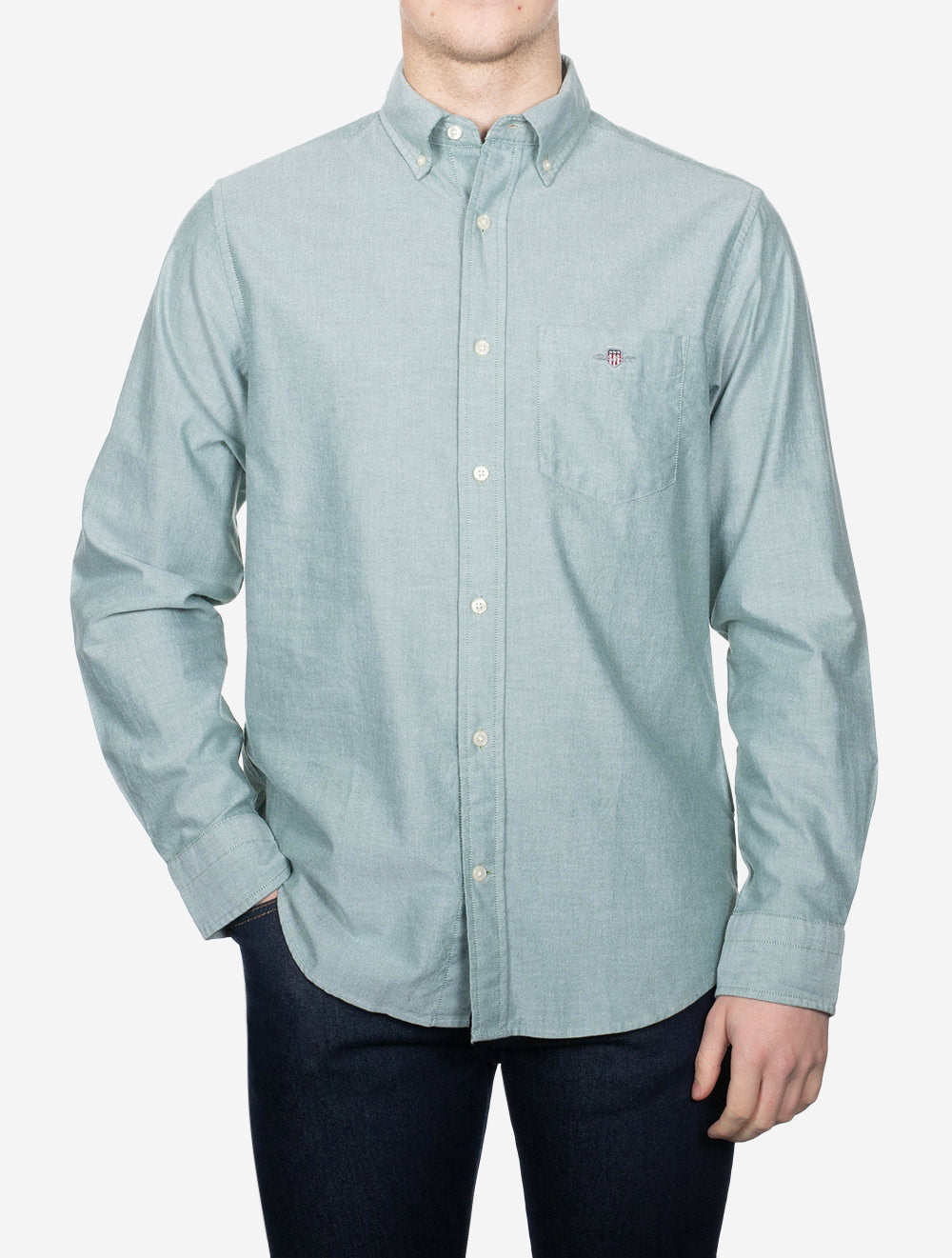 Gant Regular Oxford Shirt Forest Green AI1