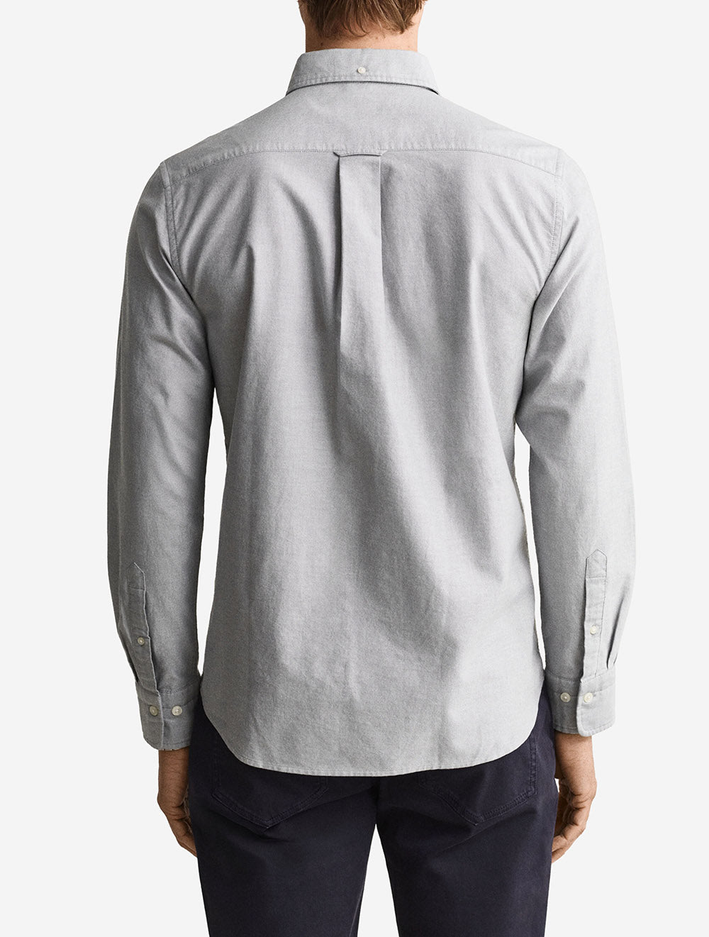 Regular Fit Oxford Shirt Grey