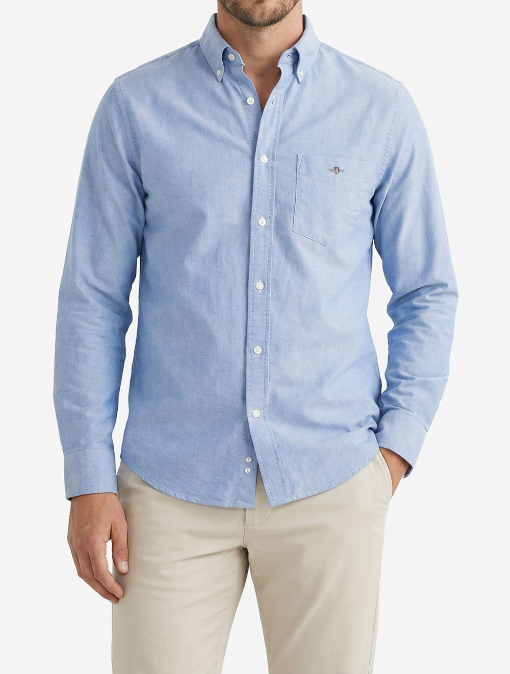 REG CLASSIC OXFORD SHIRT-College Blue