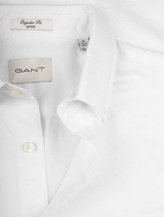 GANT Regular Oxford Shirt White