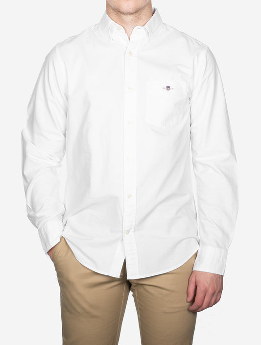 GANT Regular Oxford Shirt White