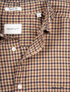 Regular Twill Micro Multi Check Shirt Hazelwood Beige