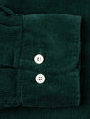 Regular Corduroy Shirt Tartan Green