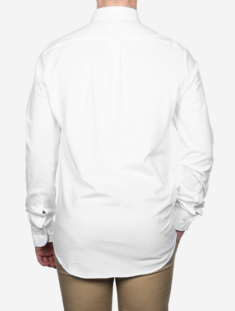 Regular Fit Jersey Piqué Shirt White