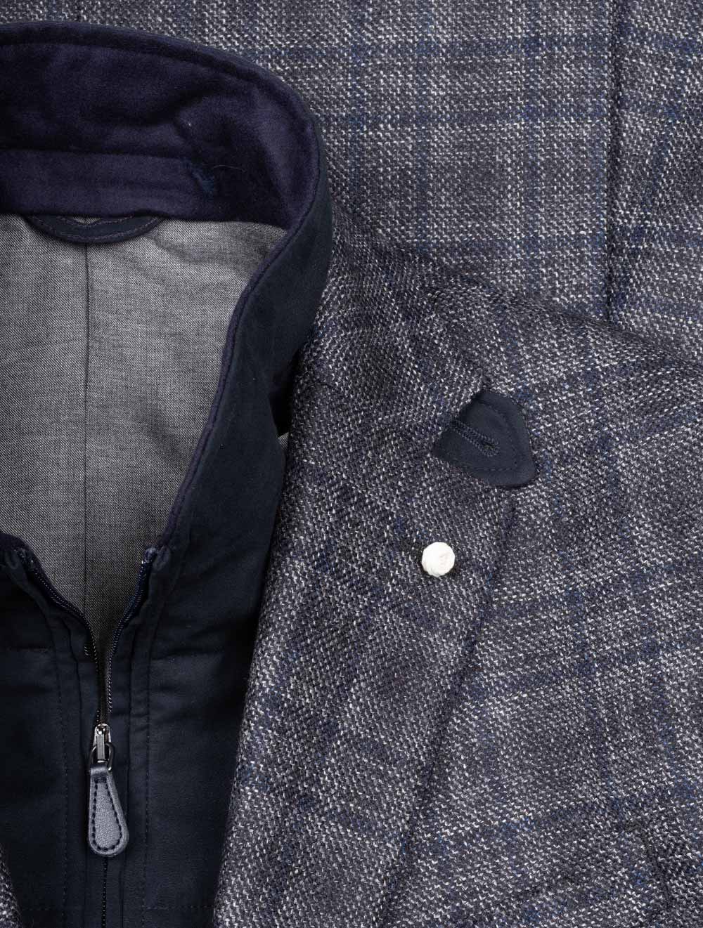 Lubiam Scooter Jacket With Insert Check AI1