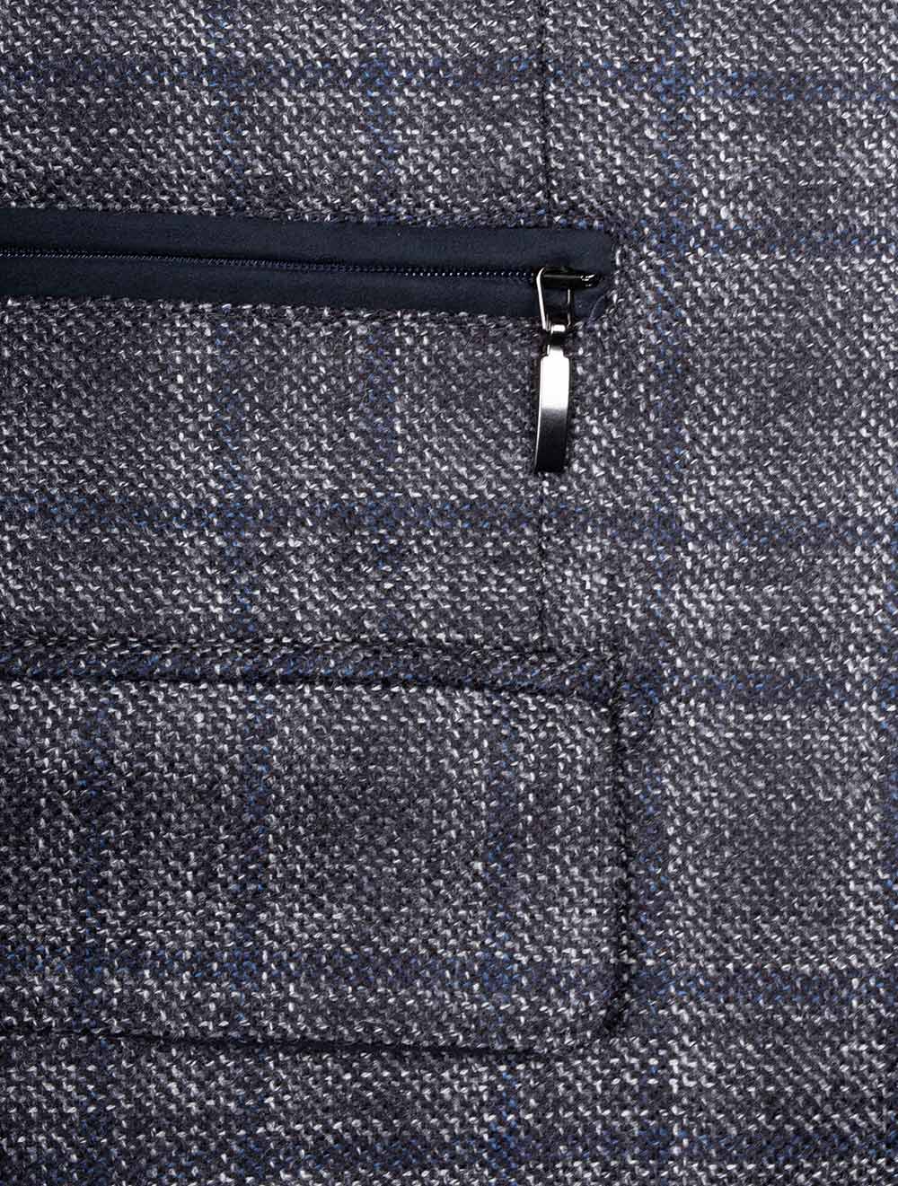 Lubiam Scooter Jacket With Insert Check AI4