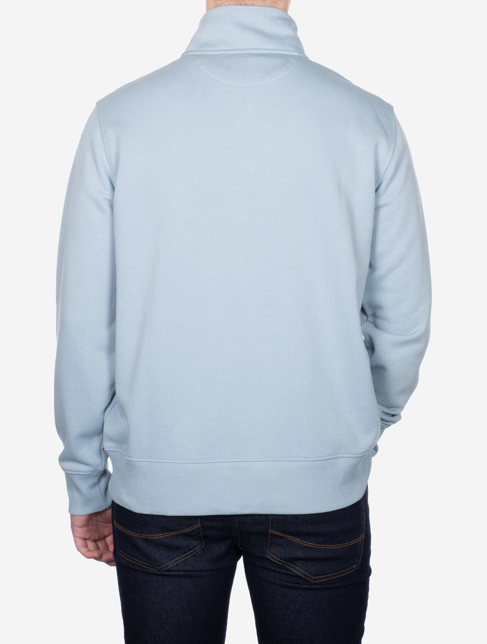 Regular Shield Half Zip Sweat Fresh Blue